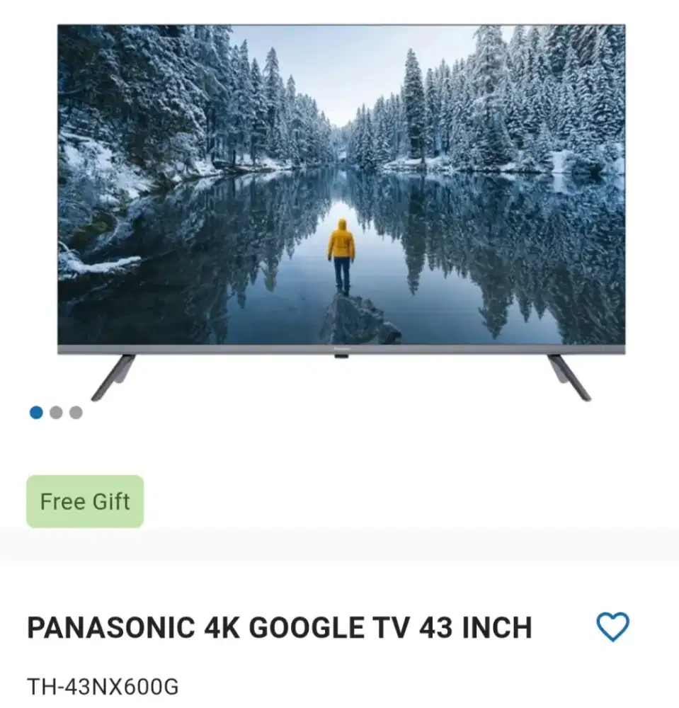 Promo 43inch panasonic (free bracket selama persediaan masih ada)