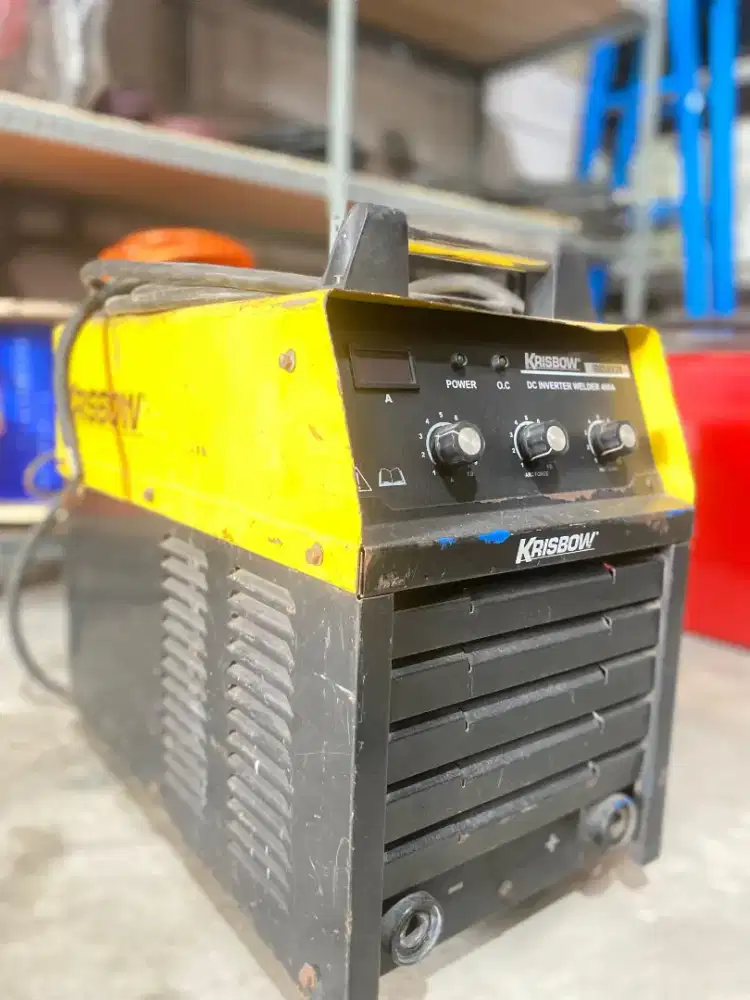 MESIN LAS BEKAS MMA 400A KRISBOW BEKAS 400 AMPERE 3 PHASE INVERTER