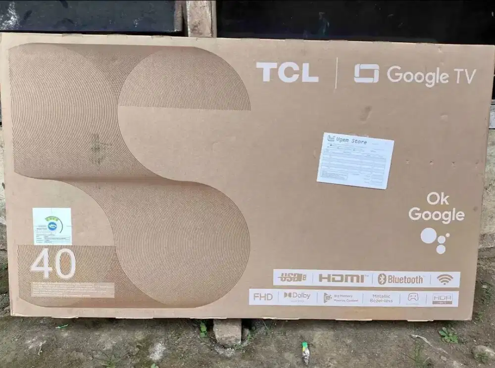 Tv tcl 40 google tv baru