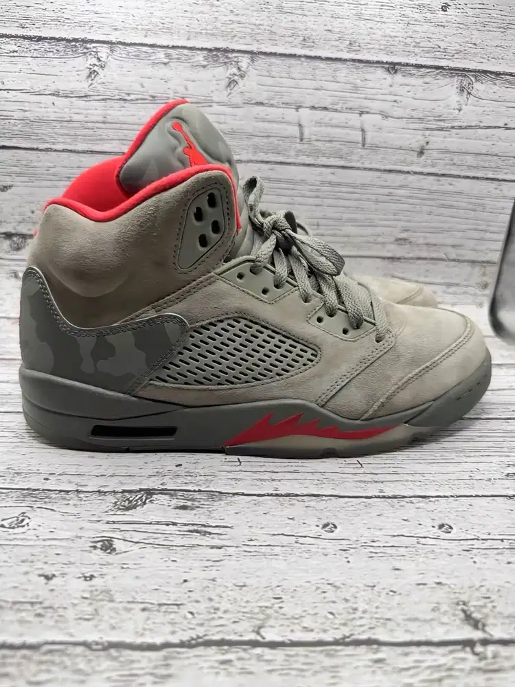 AIR JORDAN 5 RETRO P51 'CAMO' | ukuran 42 | bekas pemakaian 5x -