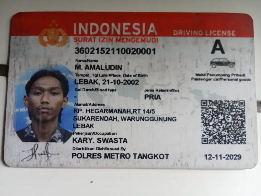 LOKER PUNYA SIM A