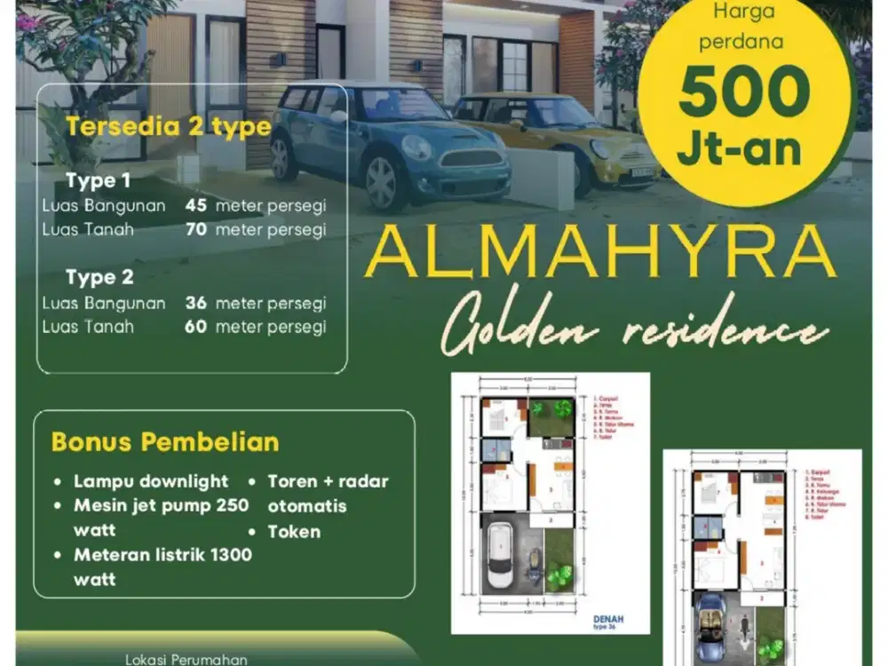 Rumah baru bisa cash dan KPR