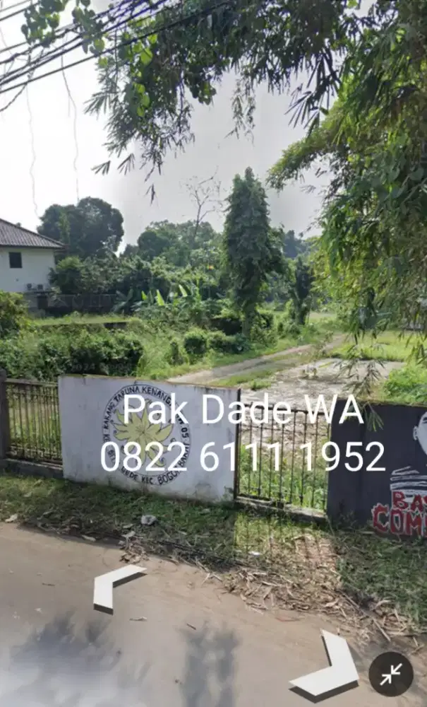 Tanah murah banget BU SHM pas utk villa/cluster di Setugede Kota Bogor