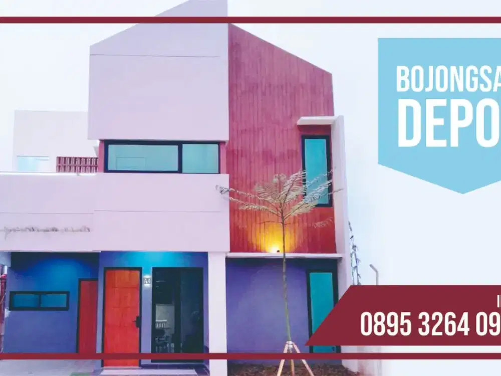 RUMAH MURAH PONDOK PETIR DEPOK 2 LANTAI +ROOFTOP DAN BALKON DIJUAL JUAL PERUMAHAN BOJONGSARI