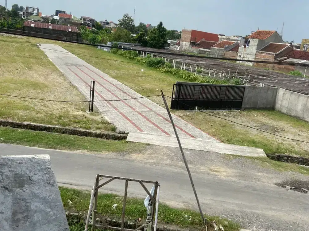 tanah siap dibangun rumah luas 94m2 sertifikat ready lokasi gentan