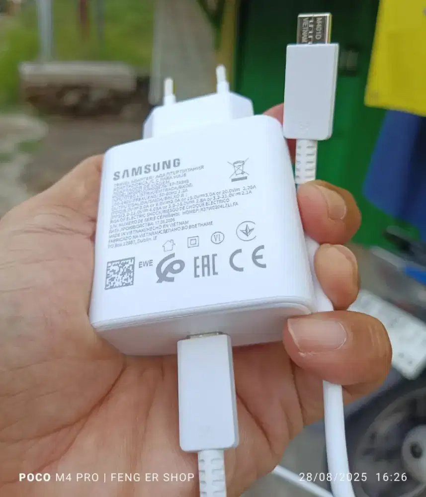 Charger Ori Samsung 45watt ( Super Fast Charging )