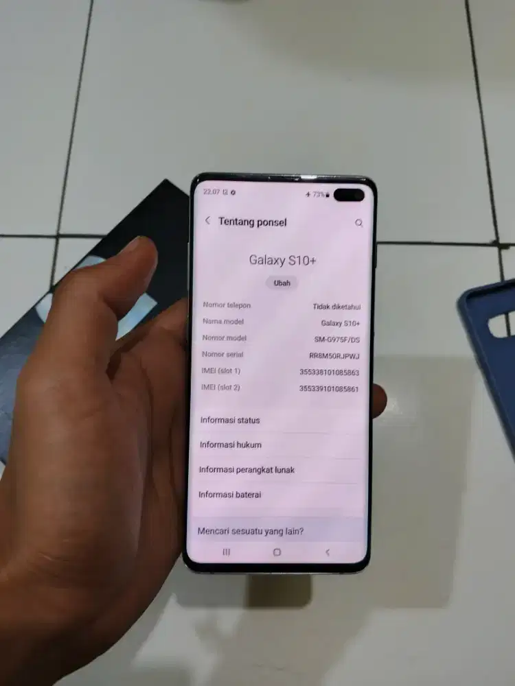 Samsung s10 plus ram 8/128