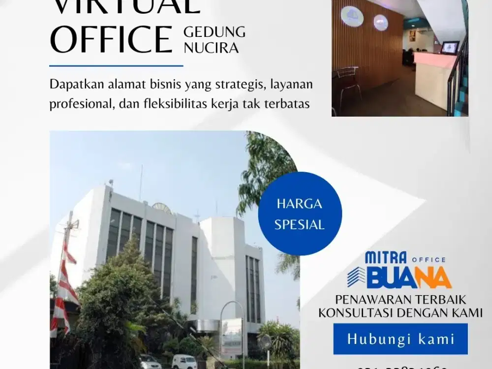 SEWA RUANG KANTOR GEDUNG NUCIRA JAKARTA SELATAN