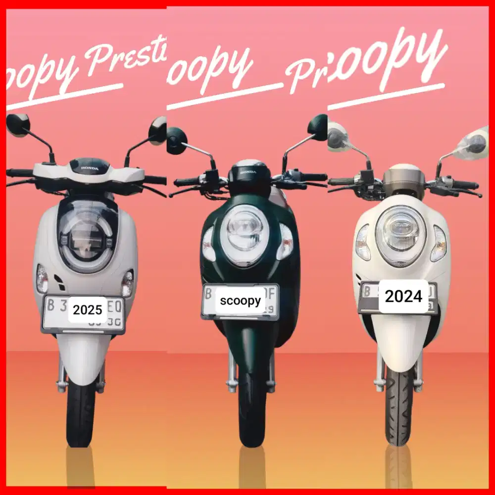 Honda Scoopy Prestige fazzio (Bi jelek ktp daerah bs kredit) scopy