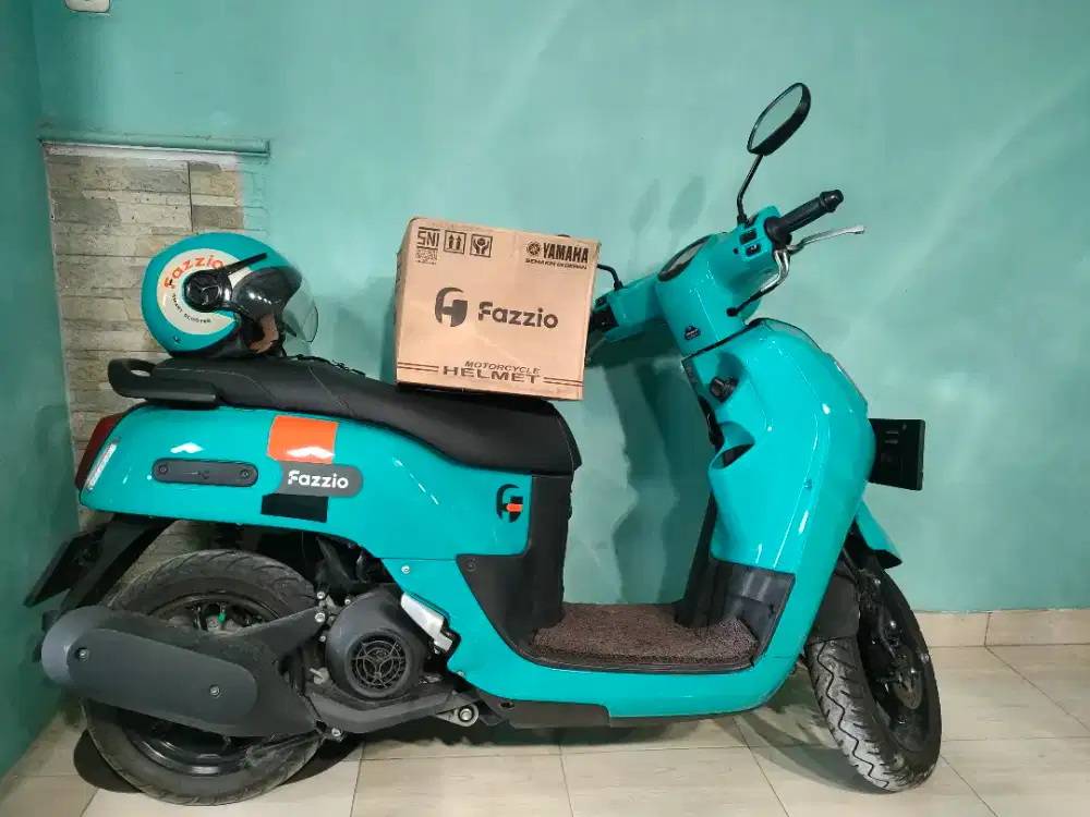 Dijual sepeda motor milik pribadi fazio 2024 warna tosca km 4000