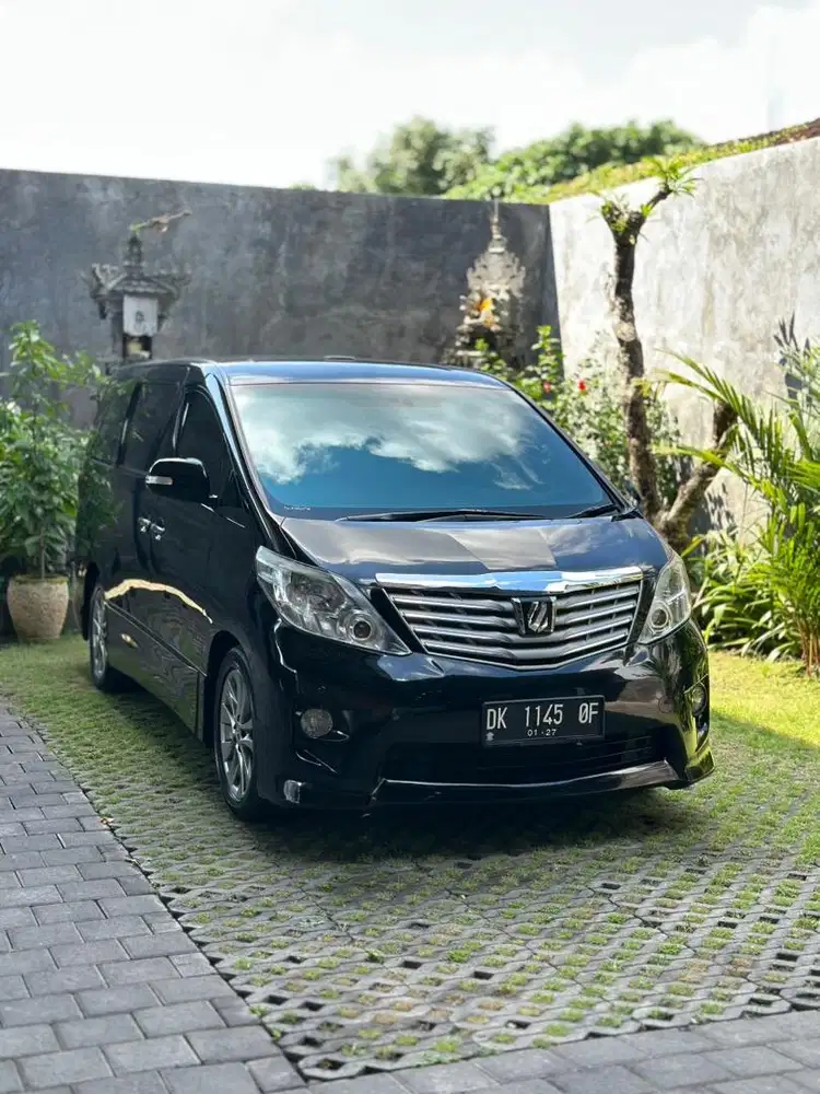 ALPHARD S 2011 PREMIUM MATIC ASLI BALI LOW KM