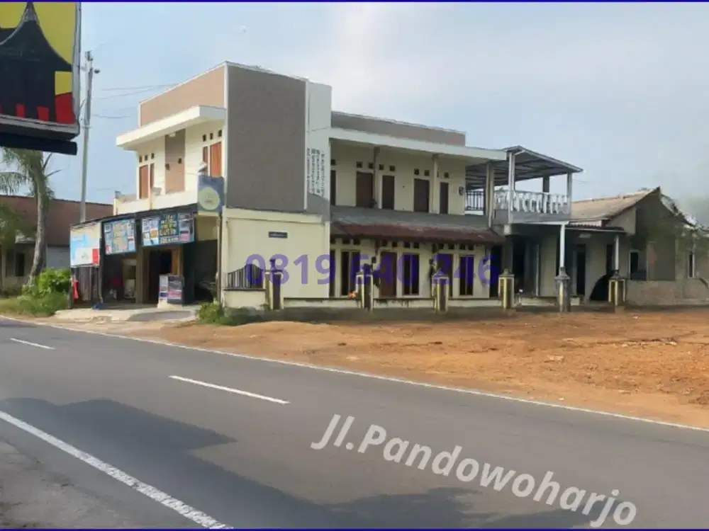 Pandowoharjo Tanah di Palagan Tepi Jalan Utama
