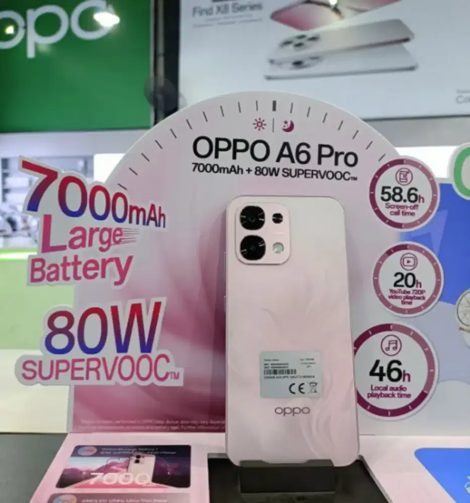 OPPO A6 PRO TERBARU IKUTAN INDEN CUKUP 200K DAPAT GIFT SENILAI JUTAAN