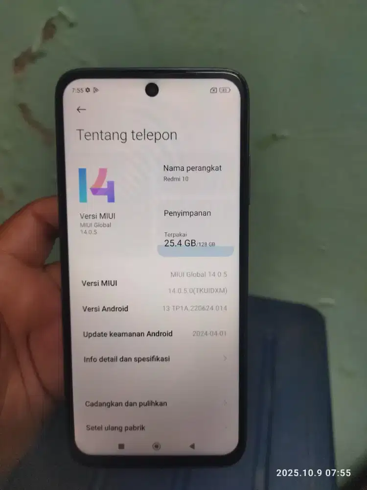 Redmi 10 6/128 good kondisi