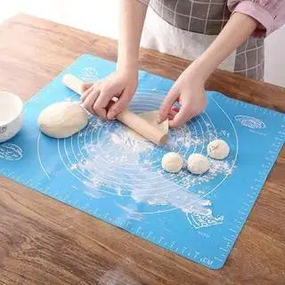 Alas Adonan Kue Silikon 40x50Cm Anti Lengket Baking Mat Tatakan Giling