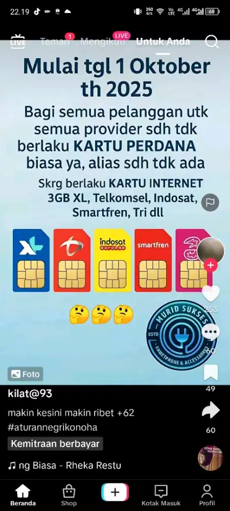 Lowongan Karyawati Konter (Perempuan)