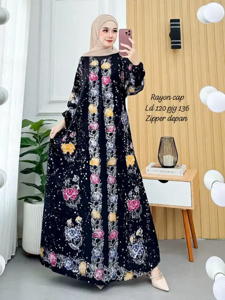 Gamis batik warna