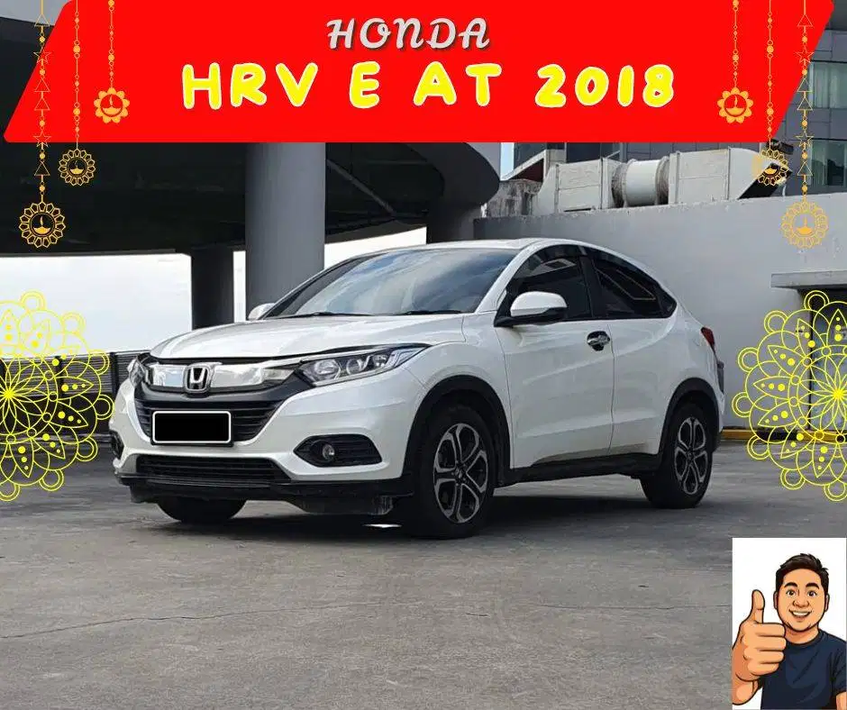‼️DP TERSERAH‼️HRV E AT 2018. MOBIL GARANSI