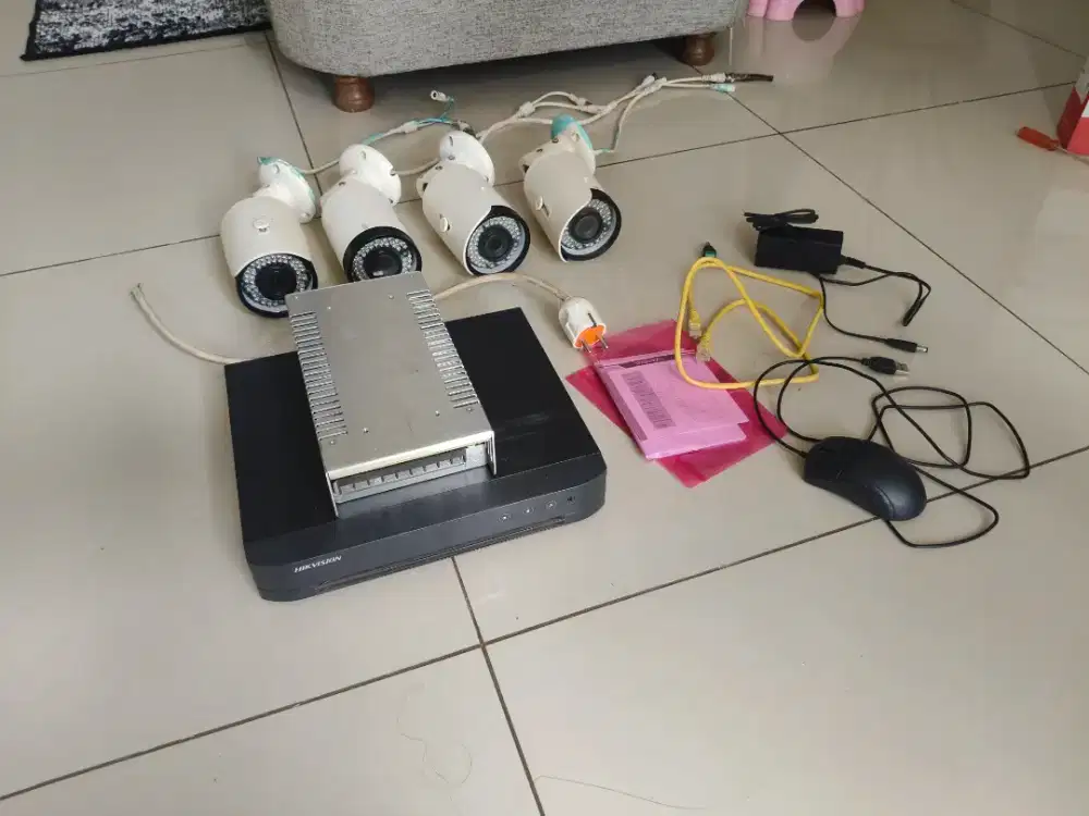Hikvision cctv paket 4pcs