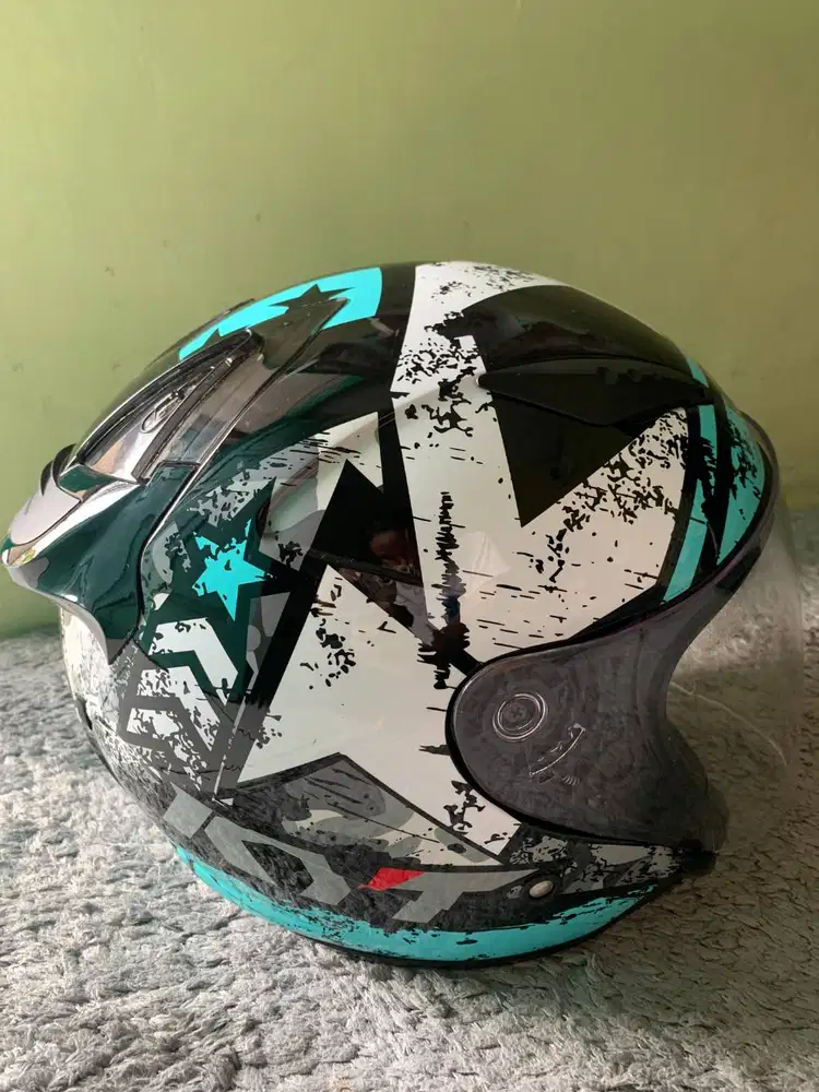 Helm KYT Aqua Blue (Original KYT)