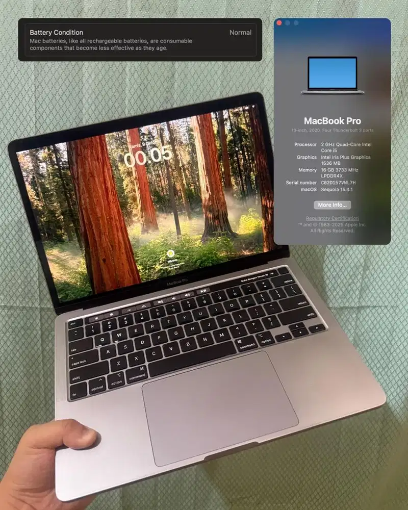 Macbook Pro  13-inch 2020 Digimap Intel Core i5 16/512