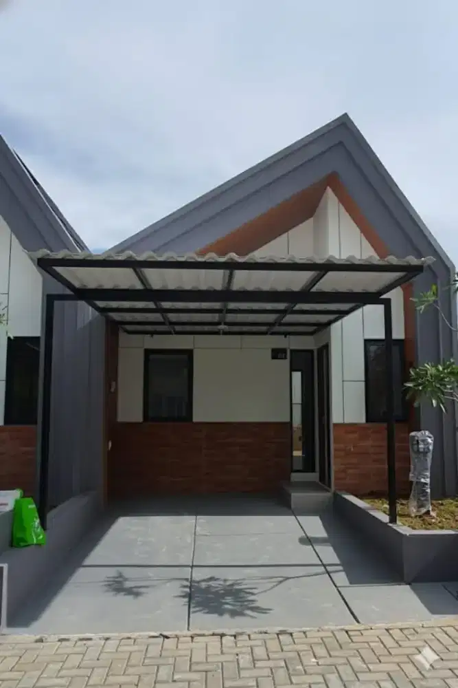 Rumah Minimalis Blok Belakang 2 Kamar Tidur, Cluster One Gate System