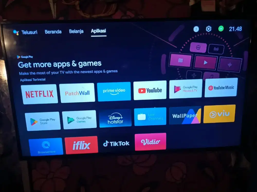 SAMSUNG LED 43 INC DAN MI STICK ANDROID TV