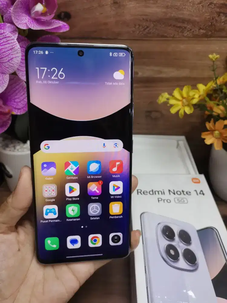 Xiaomi Redmi Note 14 pro 5G

Ram 12/512gb

Lavender