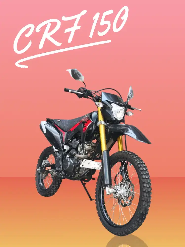 Km 2400 gress banget Honda CRF 150 L (Bi jelek ktp luar bs kredit)150L