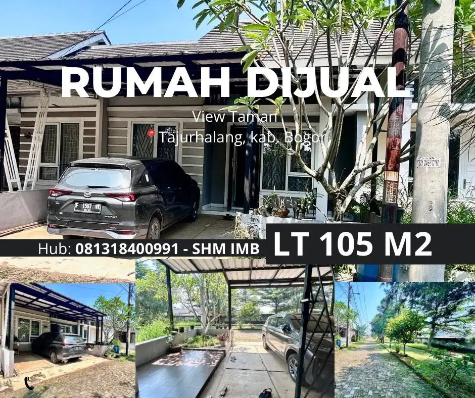 Jual Rumah LT 105 m2 Tajurhalang