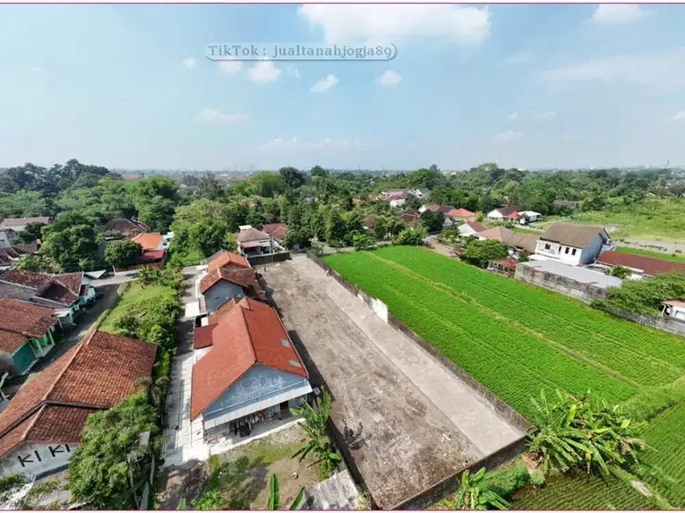 Jual cepat Tanah Kaliurang km 8 SHM P unit posisi Hook