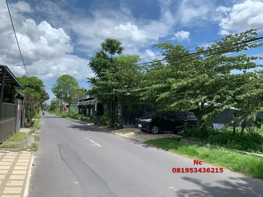 Tanah Purwomartani utara Kampus UKRIM Kalasan dijual murah