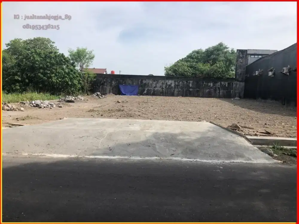 Tanah Purwomartani tepi Jalan dekat Candi Sambisari , SHM P ada