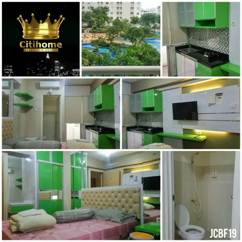 Menyewakan apartemen educity 1BR Tahunan by citihome