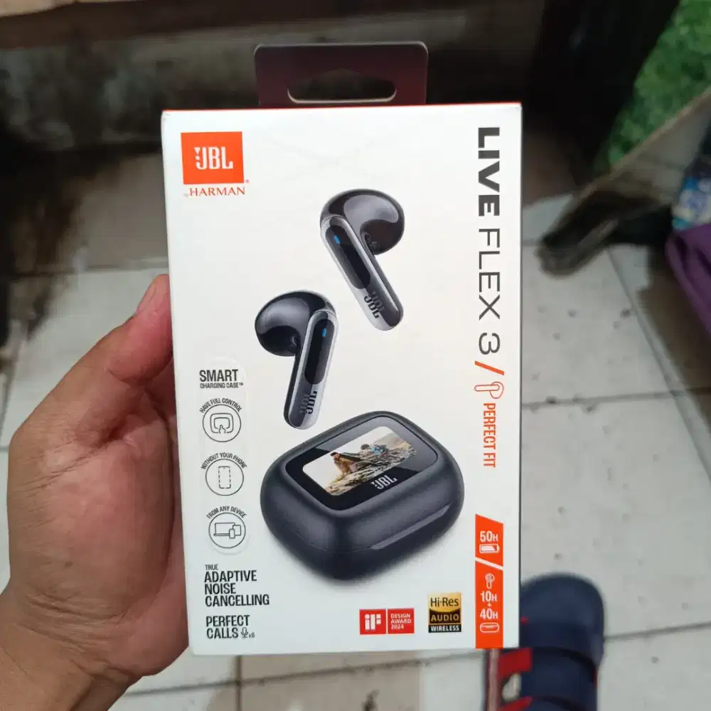 JBL Live Flex 3 Hi-Res Audio True wireless Noise Cancelling BNIB SEGEL