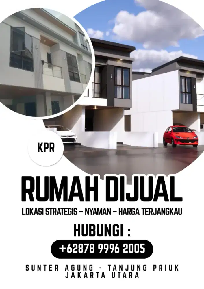 Di Jual Cepat Rumah 2 Lantai Bisa KPR Di Sunter Agung Jakarta Utara