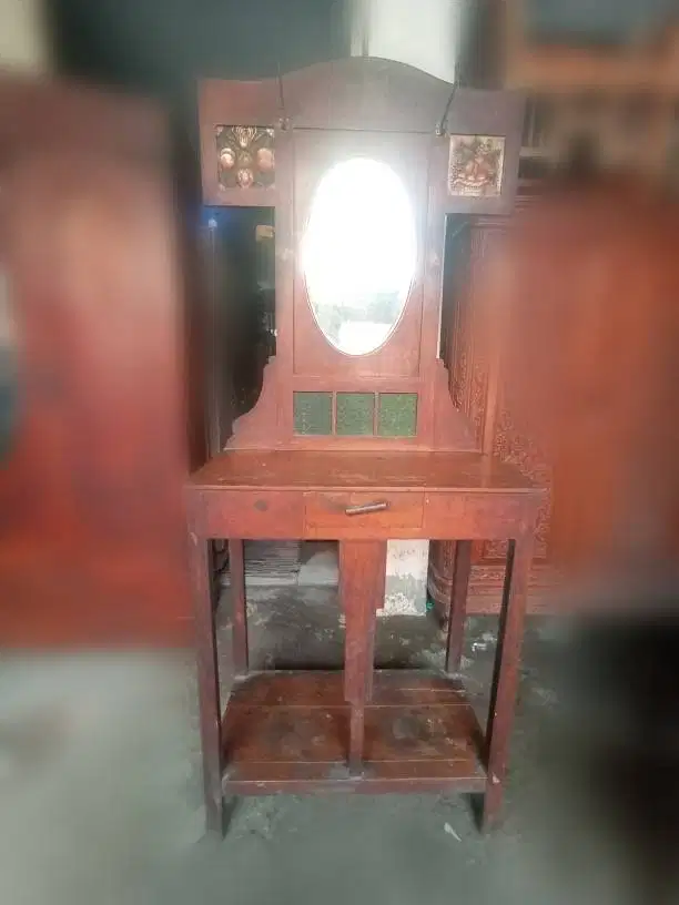Meja Rias Full Jati Antik