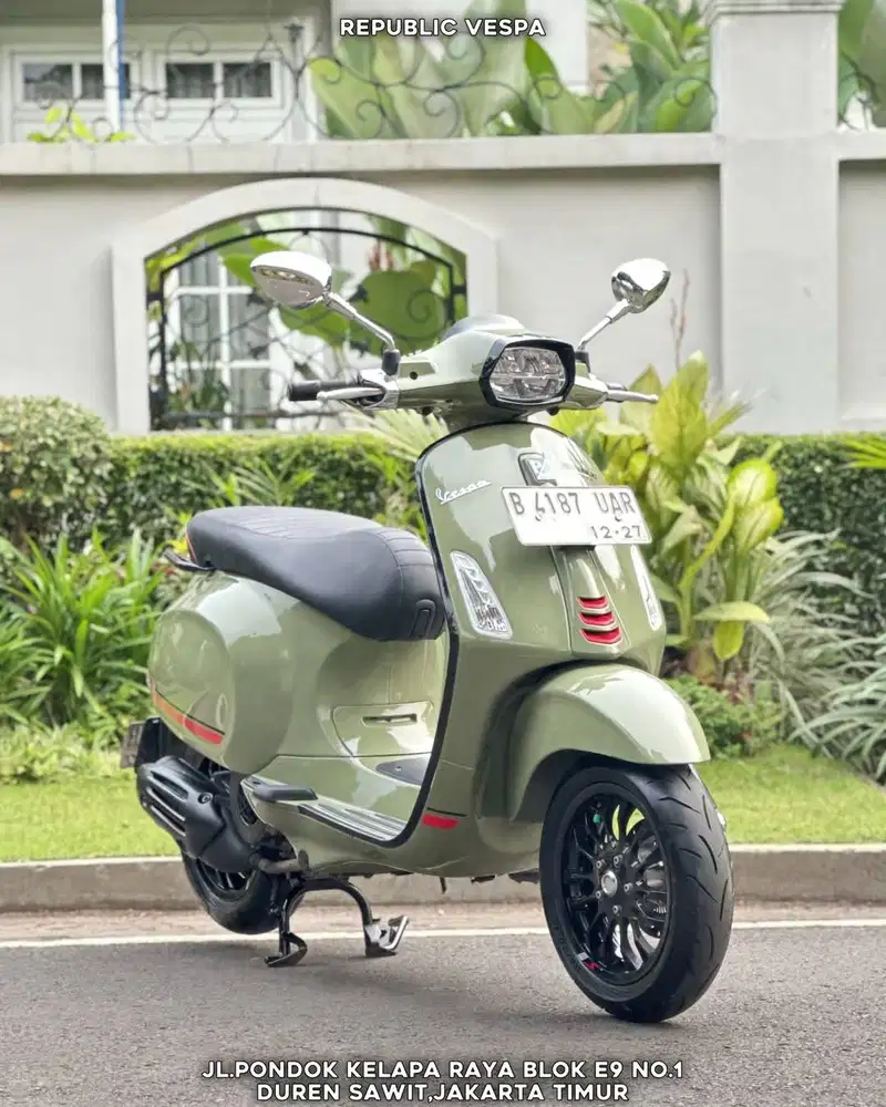 DIJUAL CEPAT VESPA SPRINT S150 IGET ABS LED TH 2022 GREEN TENANCE