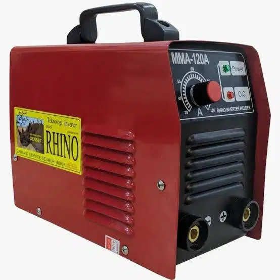 Mesin las rhino mma 120 merah