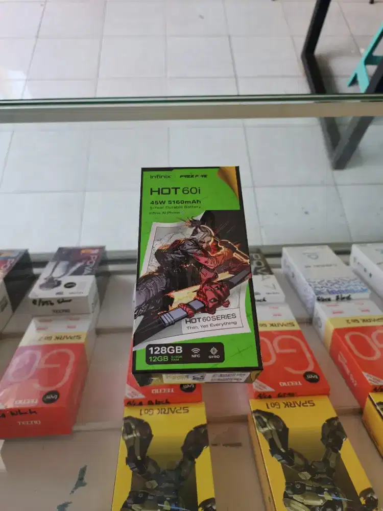 [ Fast respon WA ] Infinix Hot 60i NFC 6+6/128 Garansi resmi 1thn