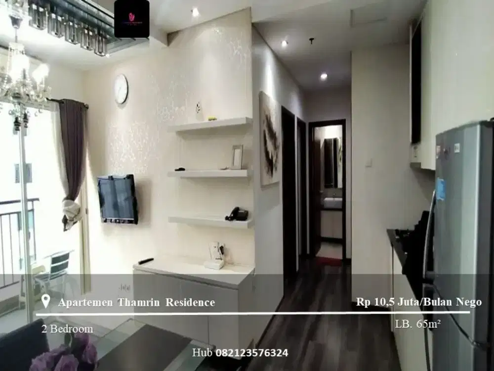 Disewakan Apartement Thamrin Residence 2BR Furnished