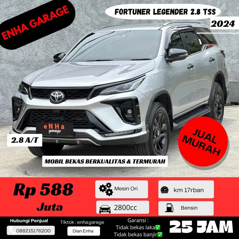 Fortuner Legender GR TSS 2.8 2024 Like New