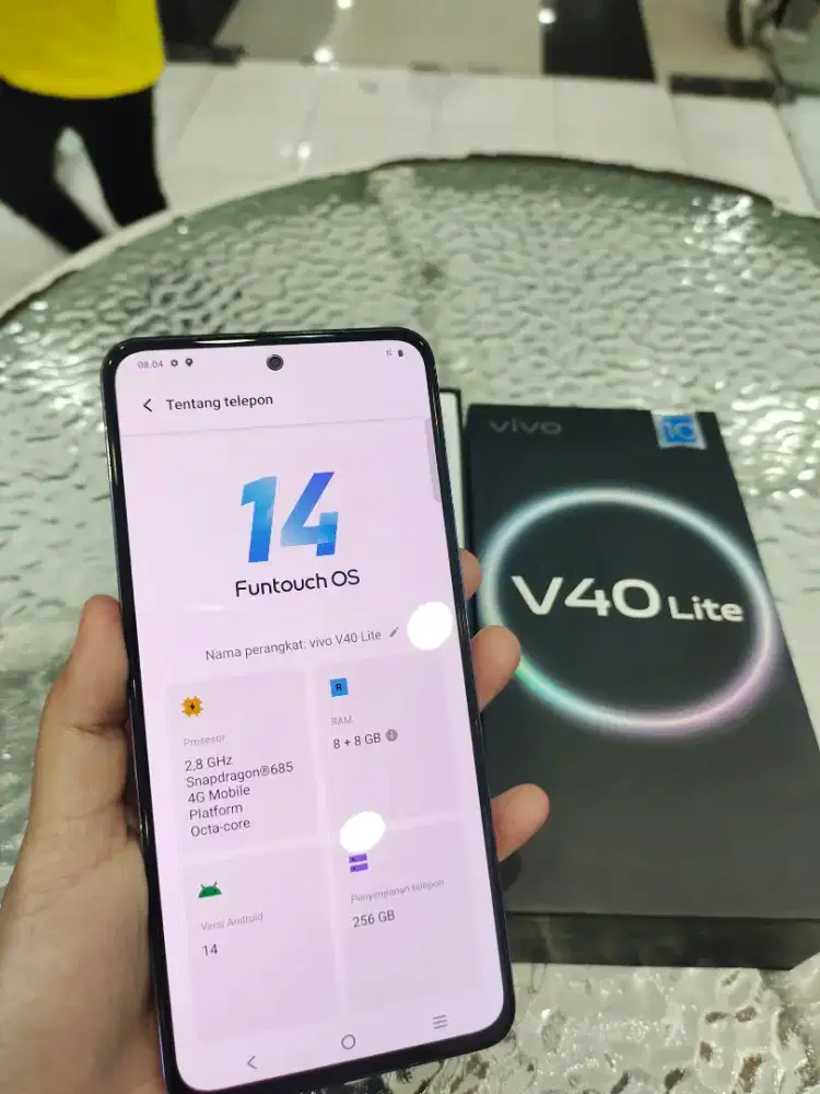 V40 Lite RAM 8+8/256 mulus no minus