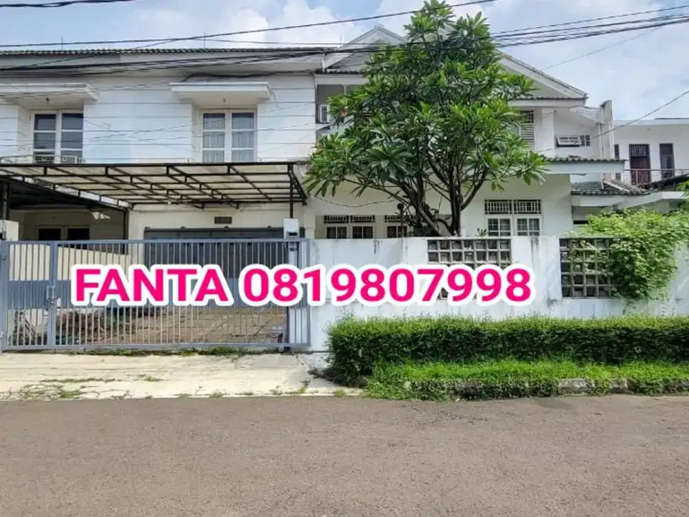 Dijual Cepat Rumah 2 Lantai di Maleo Raya Bintaro Siap Huni