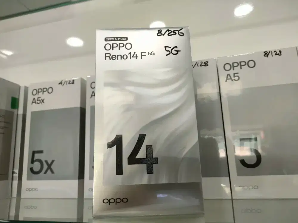 OPPO RENO 14F 8/256 PROMO,SEGEL GARANSI RESMI!!!