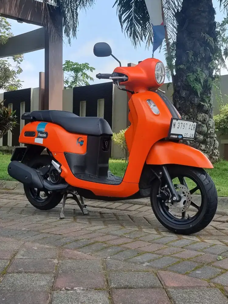 Yamaha Fazzio Neo Hybird Smartleyless 2023 Oranye N Malang Odo 2rb