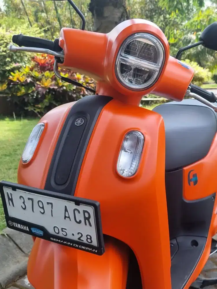 Yamaha Fazzio Neo Hybird Smartleyless 2023 Oranye N Malang Odo 2rb