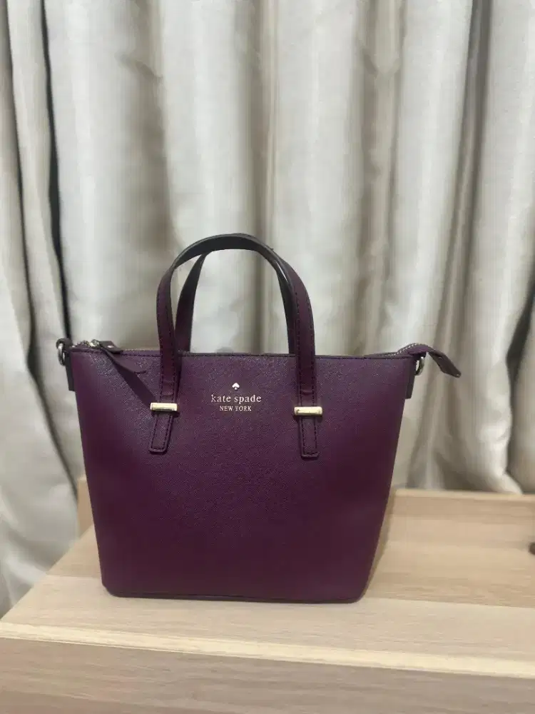 Kate spade bag warna maroon