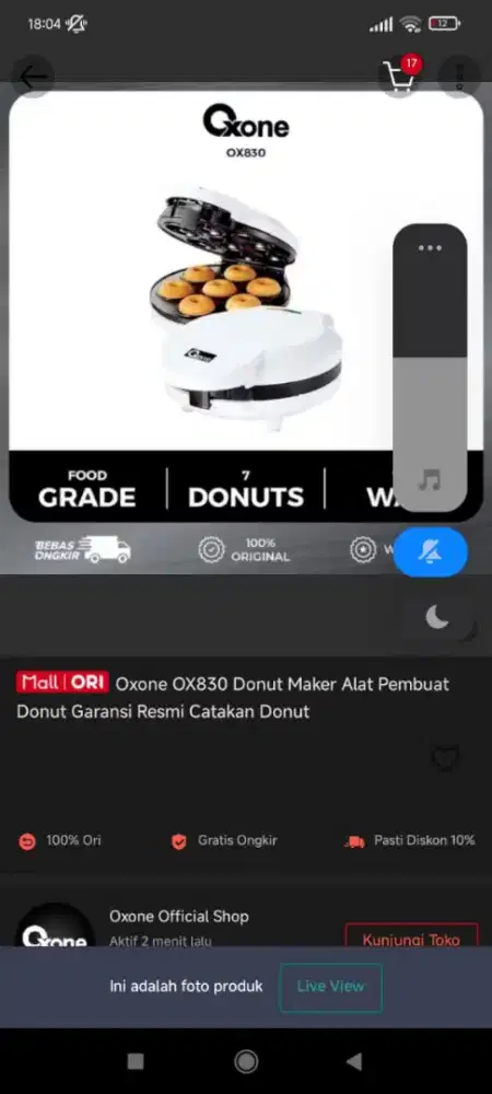 Donat maker oxone
