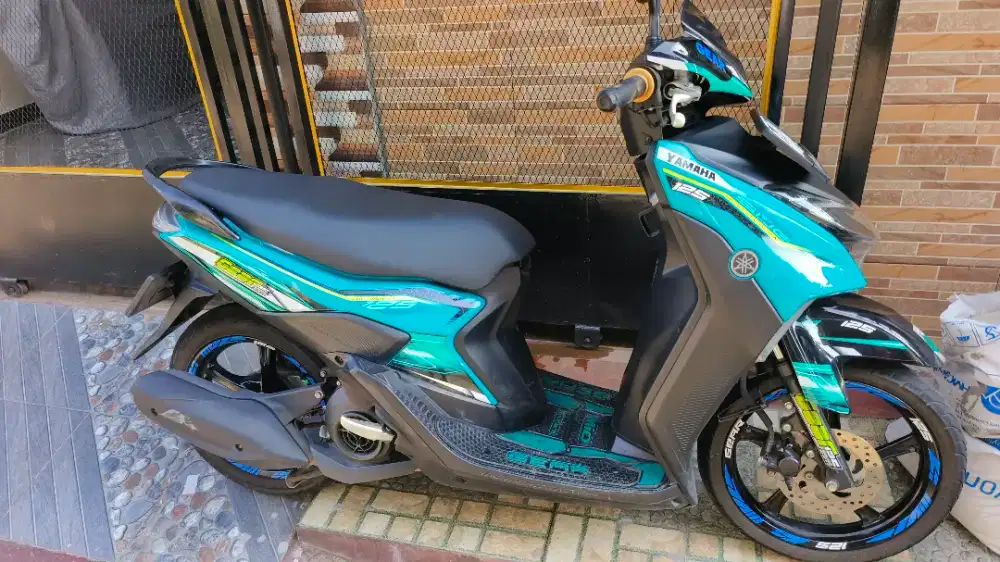 Yamaha gear 125 2023 pajak baru bayar low km servis record yamaha